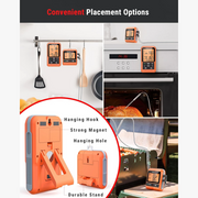 LABART TP826 Wireless Dual Meat Probe Cooking Thermometer with HI/Low Alert, IPX4 Food Grill Thermometer
